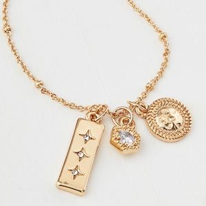 AE Gold Charm Necklace